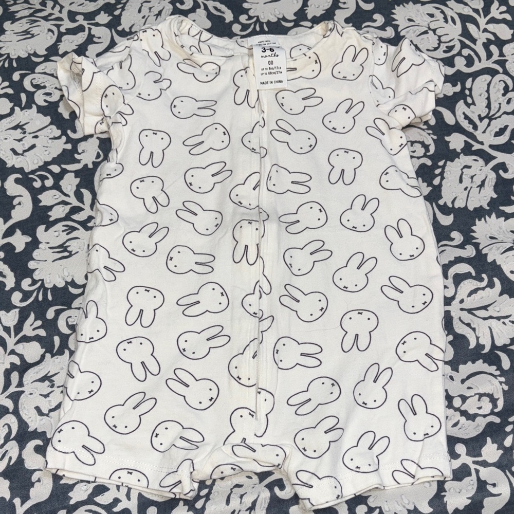 Cotton On Body White Bunny Romper